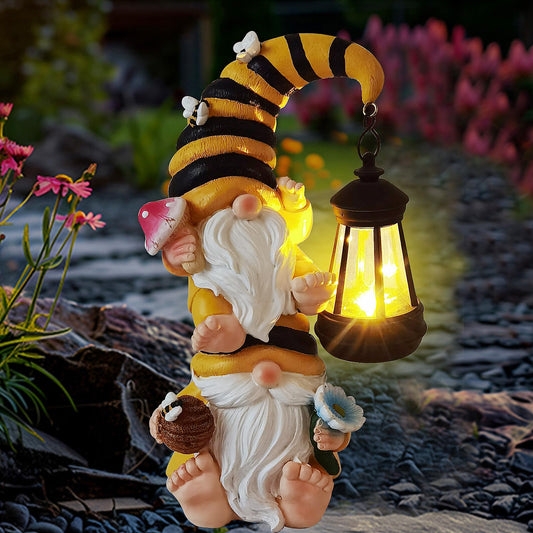 Rynx | Tstgee Solar Garden Gnome Outdoor Decor Fun Outdoor Statues Sun Gnome Decorations For Garden, Patio, Grass, Gifts For Women, Mother