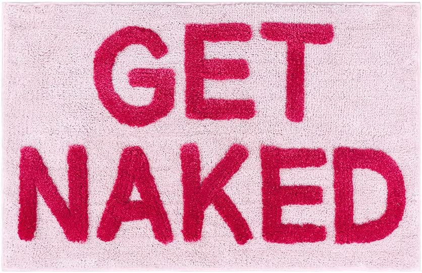 Rynx | Pink Get Naked Bath Mat