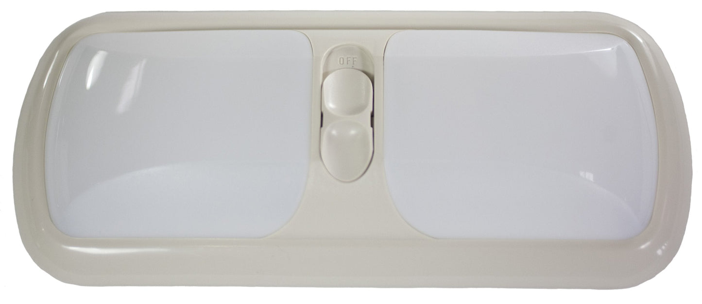Rynx | Arcon 17926 Double Light With Colonial White Base And White Lens
