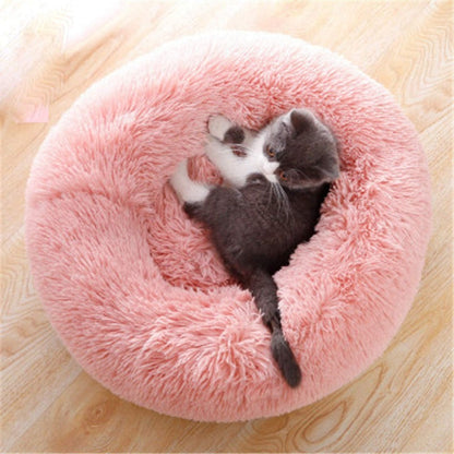 Rynx | PawNest Calming Donut Cat Bed | Round Plush Nest | Stress-Reducing & Cozy | Perfect for Cats & Small Dogs