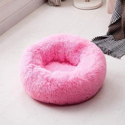 Rynx | PawNest Calming Donut Cat Bed | Round Plush Nest | Stress-Reducing & Cozy | Perfect for Cats & Small Dogs