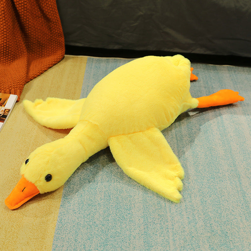 RYNX | Large White Goose Plush Pillow Sleeping Stuffed Animal