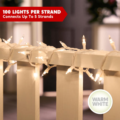 Rynx | Joiedomi 200 Mini Warm White Light Chain, 43Ft Indoor Fairy Lights for Holiday Decoration
