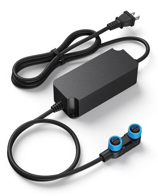 Rynx | Powergpt Weatherproof Power Supply For Philips Hue Outdoor Low Voltage Light, 60W/24V 2-in-1 Power Adapter Replacement For Lily