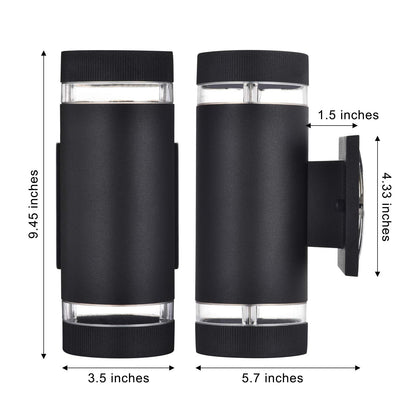 Rynx | Rosykite Outdoor Wall Lamp - Dusk To Dawn Etl Listed Modern Aluminum Fixture 6000K