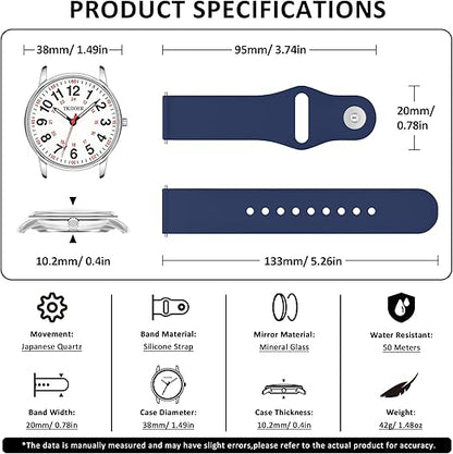 RYNX | Waterproof Medical Watch for Nurses