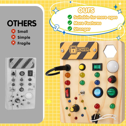 Rynx | Montessori Toddler Dot Board - Creative Exploration With Light