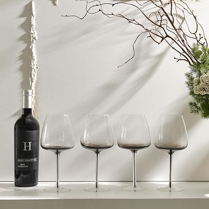 Rynx | Hotel Collection Smoke Style Red Wine Glass | 4 Glasses