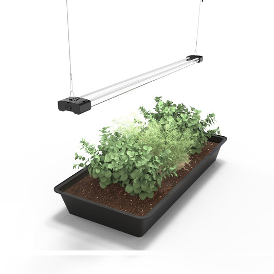 Rynx | Dymond Boostgro LED Seed Starter Growth Light 4Ft Full Spectrum Connectable 5000K Daylight + 660Nm Red + 450Nm Blue Indoor Plant Lighting Fixture