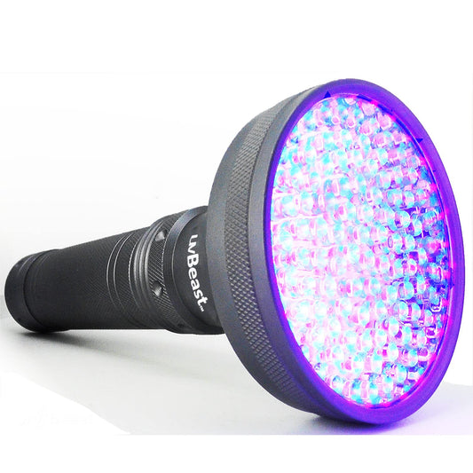 Rynx | Uvbeast V2 UV flashlight - 385-395Nm black light, high resolution, flood effect, anthracite gray