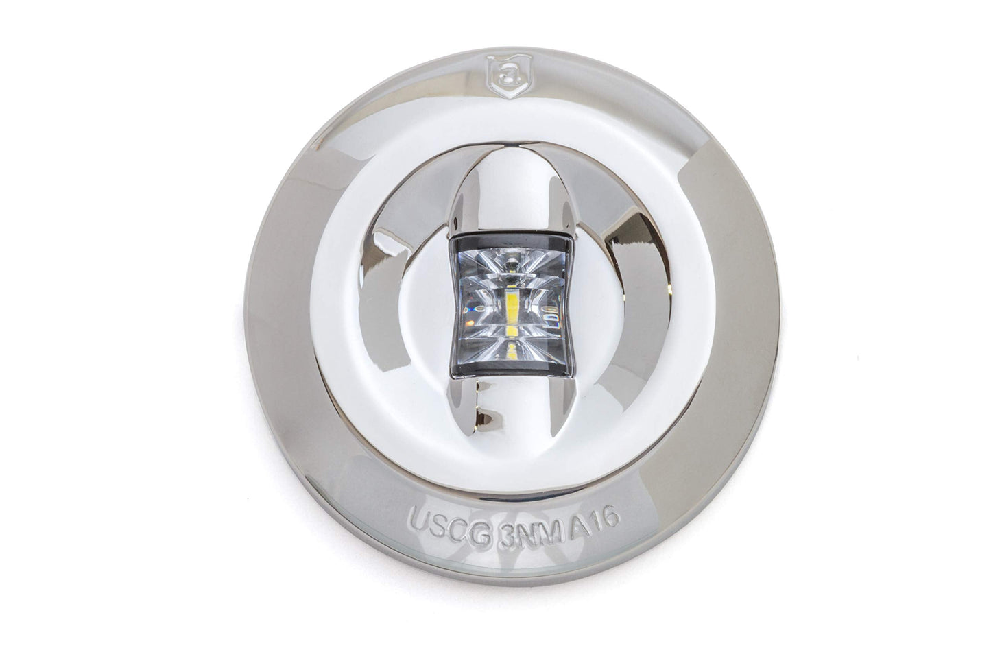 Rynx | Attwood 6556-7 Universal Waterproof Marine Boat LED Round 3 Nautical Mile Transom Light