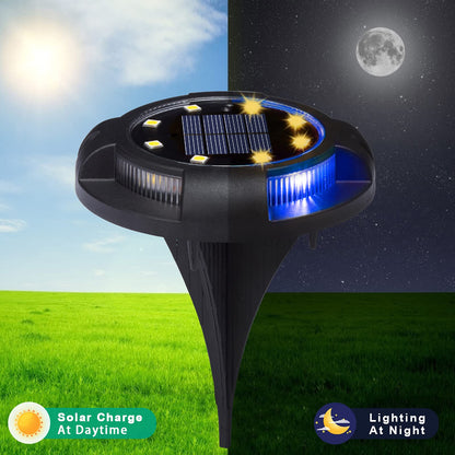 Rynx | K.E.J. Solar ground lights 12 pcs - Waterproof recessed landscape lighting for garden and walkway