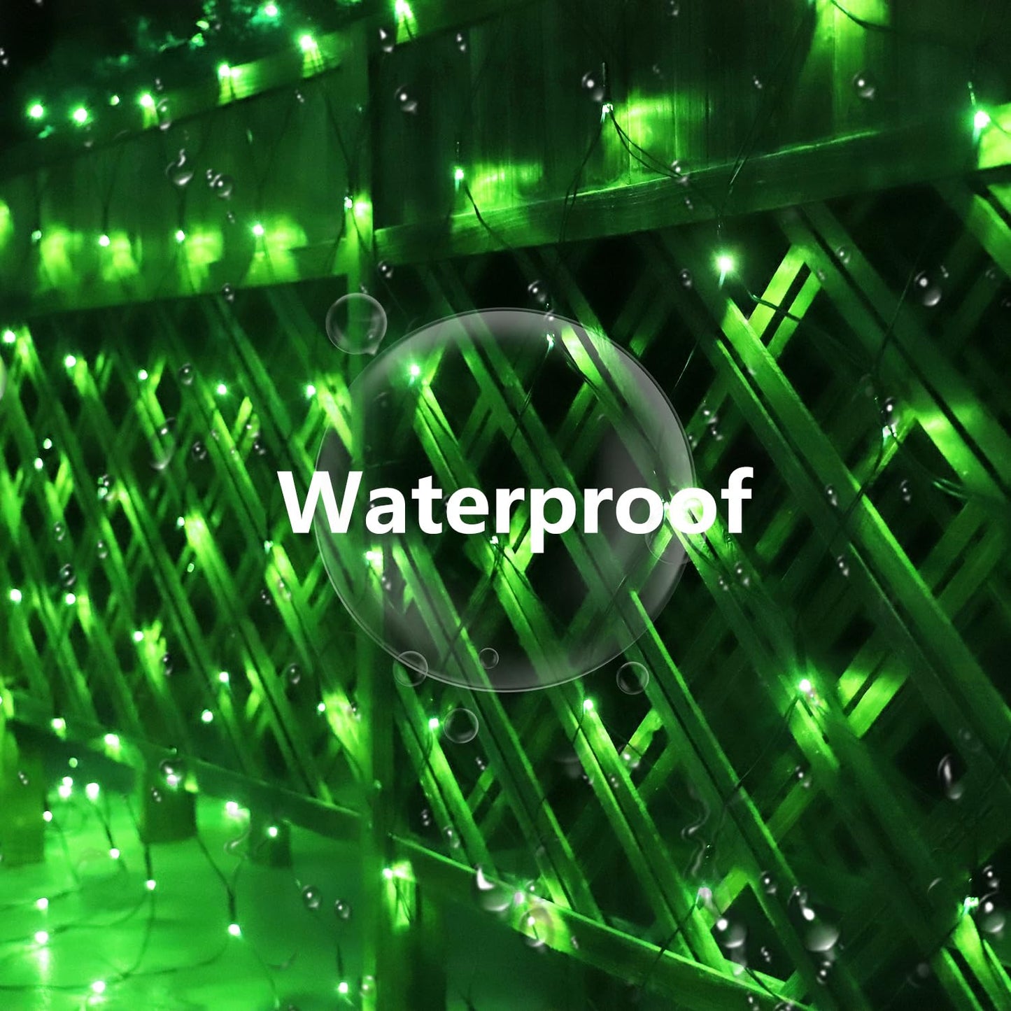 Rynx | Curyidy 200Led Solar Net Lights, Waterproof Christmas and Halloween Decor, Green 9.8Ft X 6.6Ft