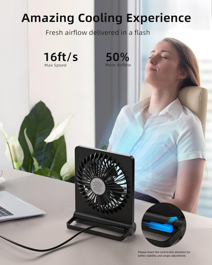 RYNX | Ultrastille Table Fan – Quiet Cooling for Small Spaces