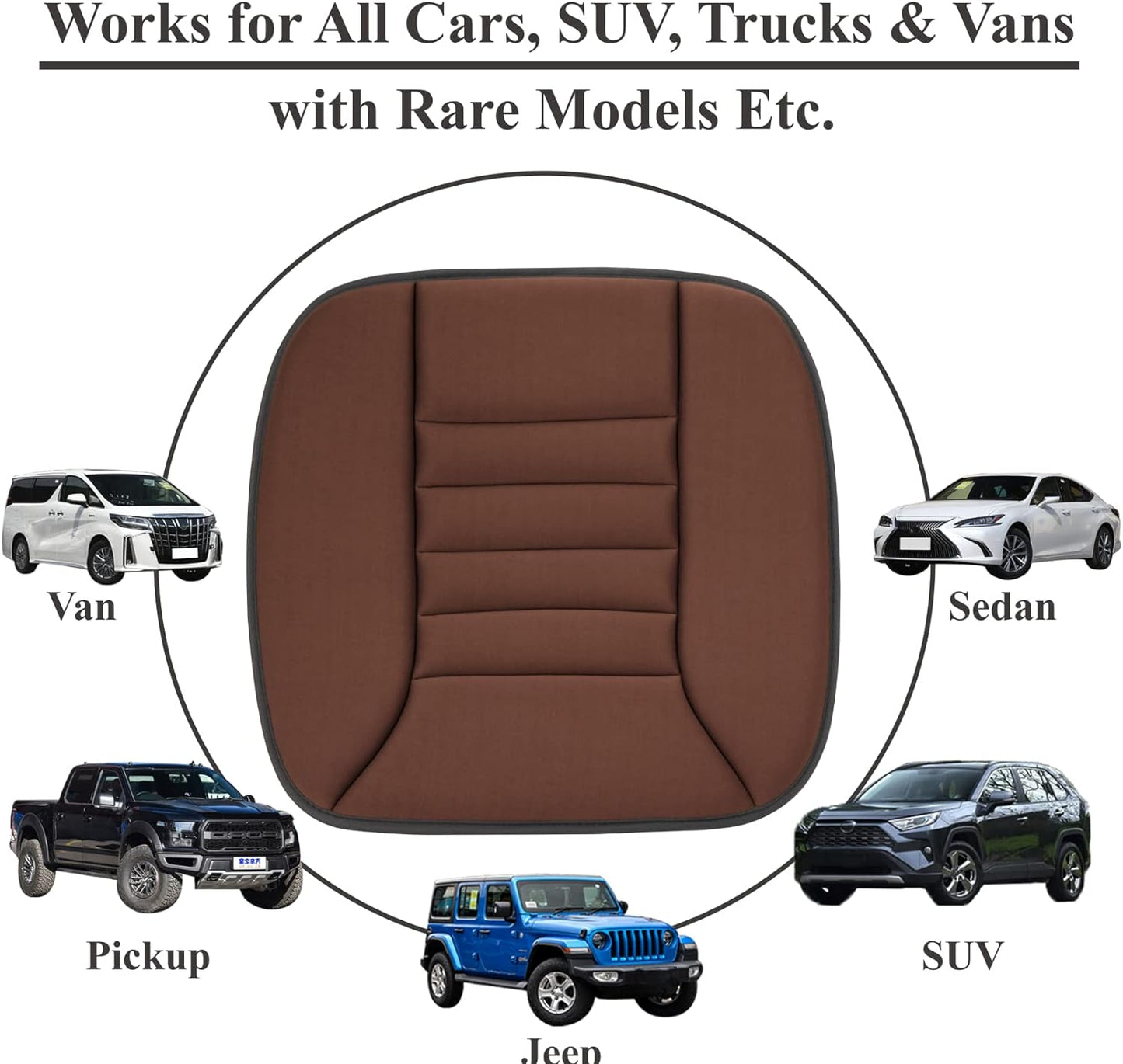 RYNX | Comfort Memory Foam Car Seat Cushion