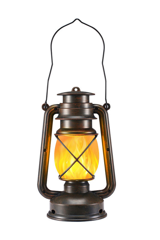 Rynx | Led Vivid Flame Led Lantern, 1Pack of Led Lanterns, Outdoor Lantern, Garden Decoration, Vintage, Led Flame Effect, Led Lanterns For Outdoor/Balcony/Patio/Outside