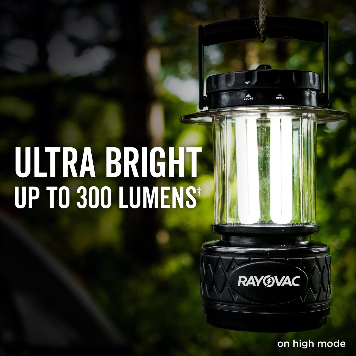 Rynx | Rayovac Sportsman Led Camping Lantern - Battery Powered, Water Resistant Emergency Lighting, 1-Pack