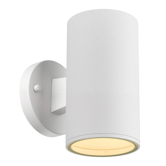 Rynx | Ken & Ricky Outdoor Wall Lamp, Outdoor Wall Light, Outdoor White Wall Lamp With Tempered Glass Cover For Veranda Garage Patio Entrance - 1 Pack