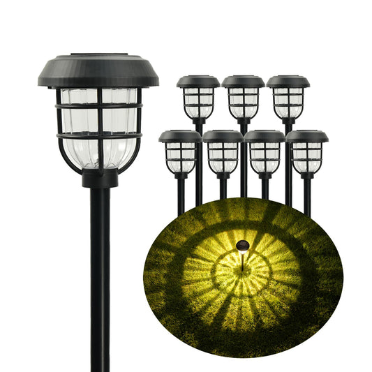 Rynx | Solar Path Light Outdoor 8 Pack, Upgraded Light Strong 10Lm Led, Solar Light Outdoor Waterproof Ip65, Up to 12 Hours, Automatic On/Off, S