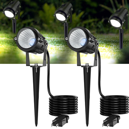 Rynx | Vacuum Cleaner 1000Lm LED Outdoor Spotlight, IP66 Waterproof, 6500K Daylight, 2 Pack