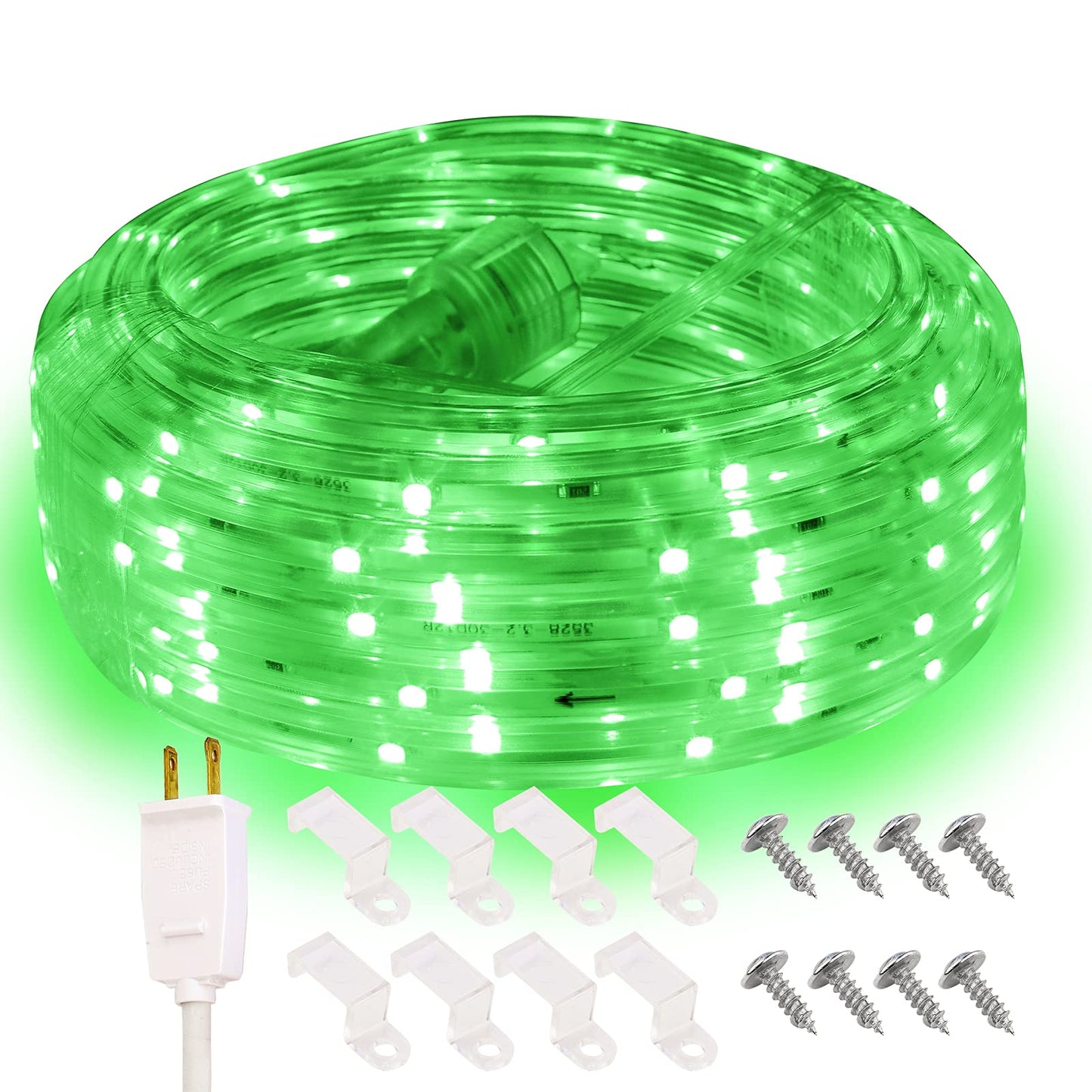 Rynx | Areful Green Rope Lights, 16.4Ft Waterproof Led Strip Light, Indoor Outdoor Flexible Decorative Lighting For Home Christmas Holiday Garden Patio Party
