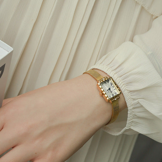 Rynx | Women's rectangular mid-elderly Milano watch