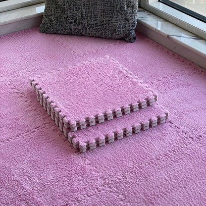 Rynx | Modern carpet tiles level loop snap system square bedroom carpet tiles