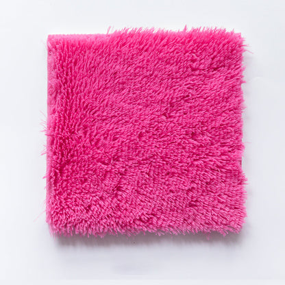 Rynx | Bedroom Carpet Tiles Solid Color Square Shag Stain Resistant Carpet Tiles