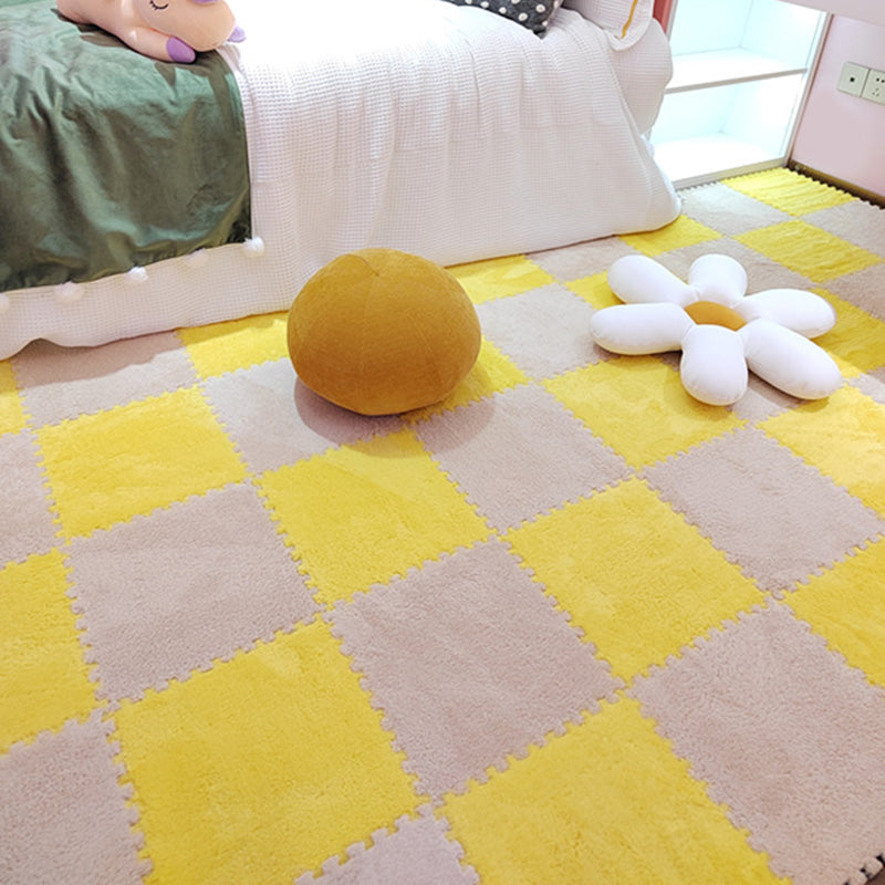 Rynx | Modern Tiles and Carpet Plush Cut Composite Non-Slip Carpet Tiles