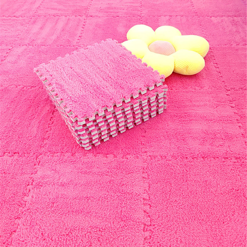 Rynx | Modern Tiles and Carpet Plush Cut Composite Non-Slip Carpet Tiles