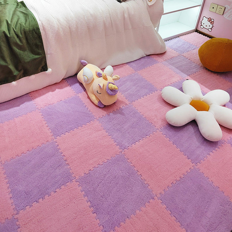Rynx | Modern Tiles and Carpet Plush Cut Composite Non-Slip Carpet Tiles