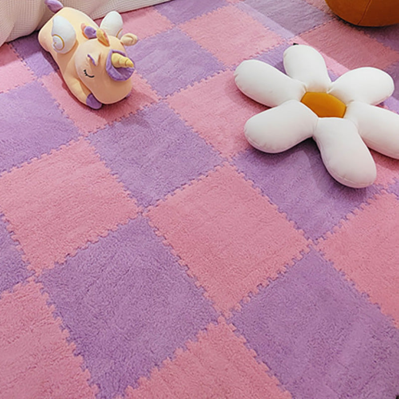 Rynx | Modern Tiles and Carpet Plush Cut Composite Non-Slip Carpet Tiles