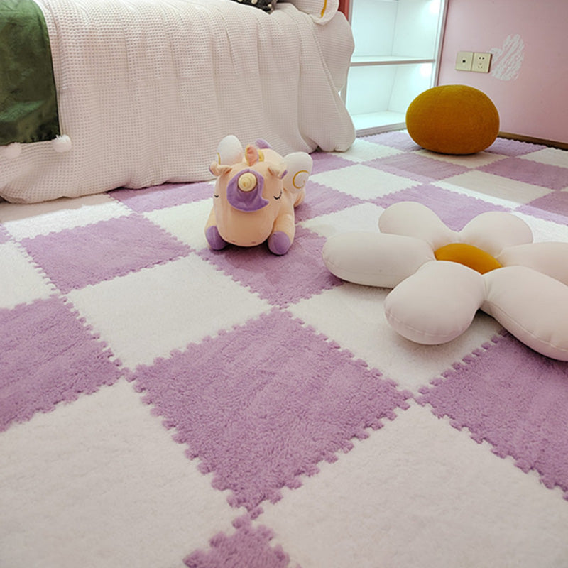 Rynx | Modern Tiles and Carpet Plush Cut Composite Non-Slip Carpet Tiles