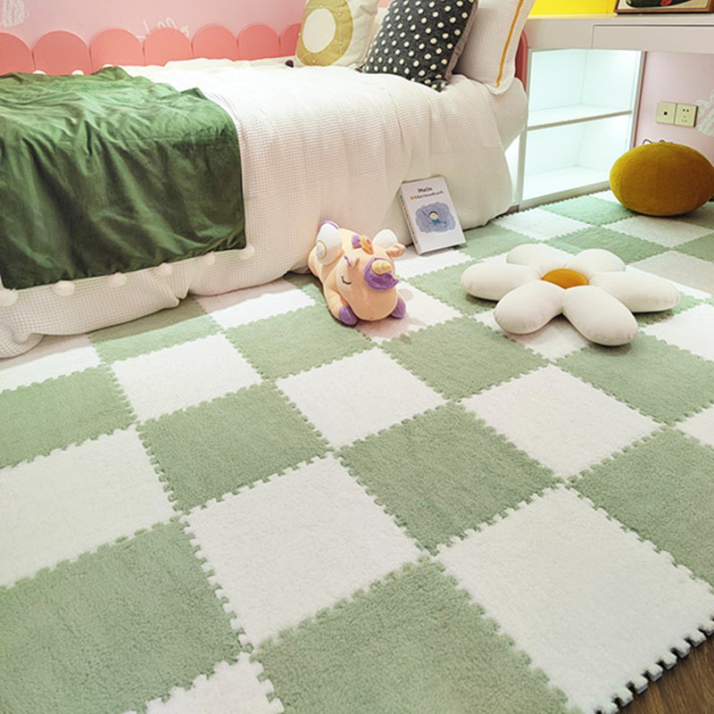 Rynx | Modern Tiles and Carpet Plush Cut Composite Non-Slip Carpet Tiles