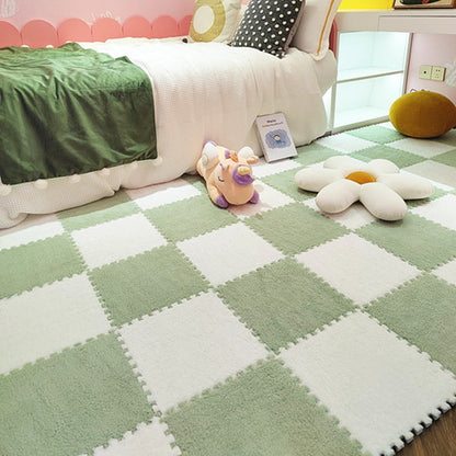 Rynx | Modern Tiles and Carpet Plush Cut Composite Non-Slip Carpet Tiles