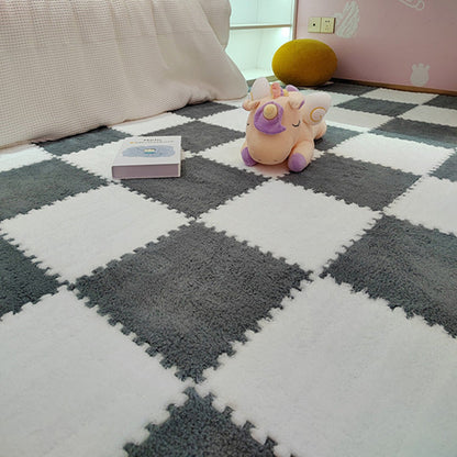 Rynx | Modern Tiles and Carpet Plush Cut Composite Non-Slip Carpet Tiles