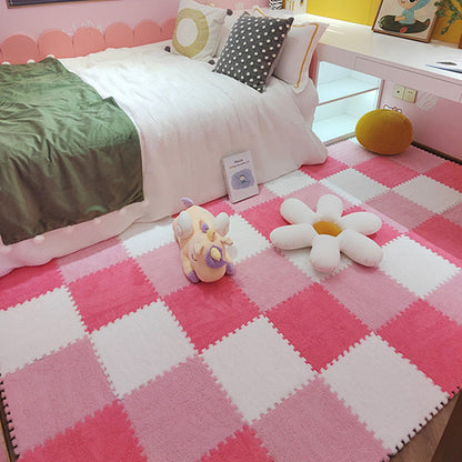 Rynx | Modern Tiles and Carpet Plush Cut Composite Non-Slip Carpet Tiles