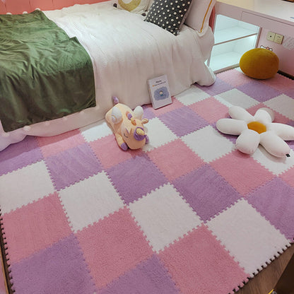 Rynx | Modern Tiles and Carpet Plush Cut Composite Non-Slip Carpet Tiles
