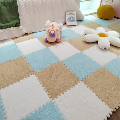 Rynx | Modern Tiles and Carpet Plush Cut Composite Non-Slip Carpet Tiles