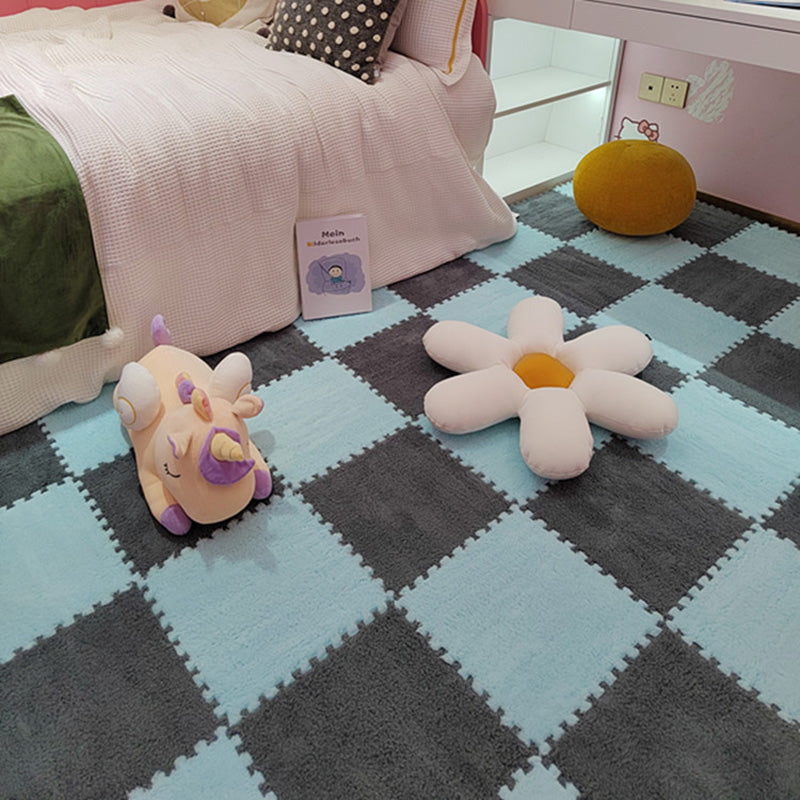 Rynx | Modern Tiles and Carpet Plush Cut Composite Non-Slip Carpet Tiles