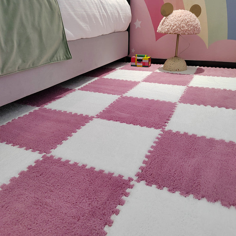 Rynx | Modern Tiles and Carpet Plush Cut Composite Non-Slip Carpet Tiles