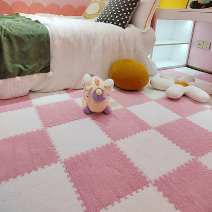 Rynx | Modern Tiles and Carpet Plush Cut Composite Non-Slip Carpet Tiles
