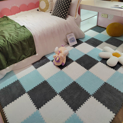 Rynx | Modern Tiles and Carpet Plush Cut Composite Non-Slip Carpet Tiles