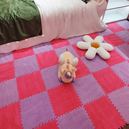 Rynx | Modern Tiles and Carpet Plush Cut Composite Non-Slip Carpet Tiles