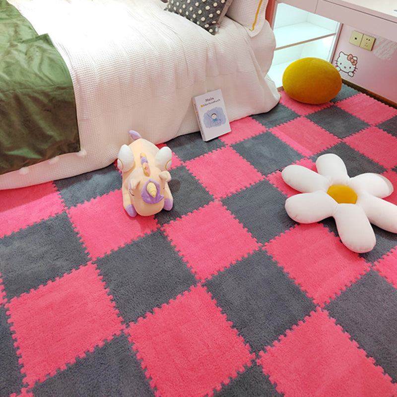 Rynx | Modern Tiles and Carpet Plush Cut Composite Non-Slip Carpet Tiles