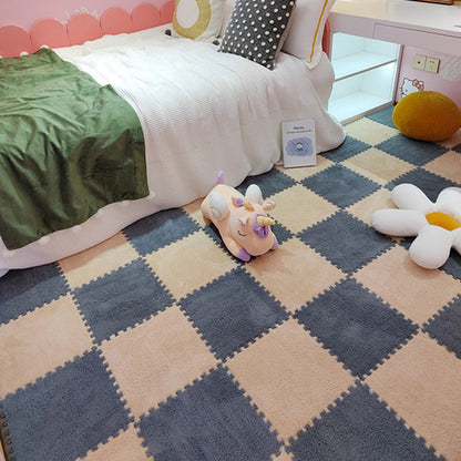 Rynx | Modern Tiles and Carpet Plush Cut Composite Non-Slip Carpet Tiles