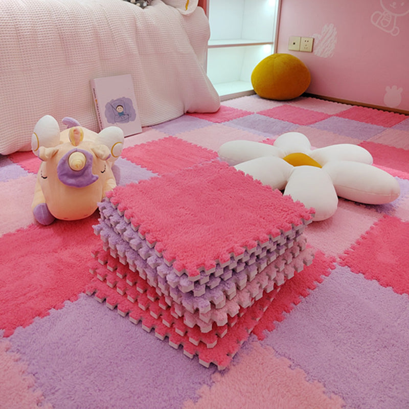 Rynx | Modern Tiles and Carpet Plush Cut Composite Non-Slip Carpet Tiles