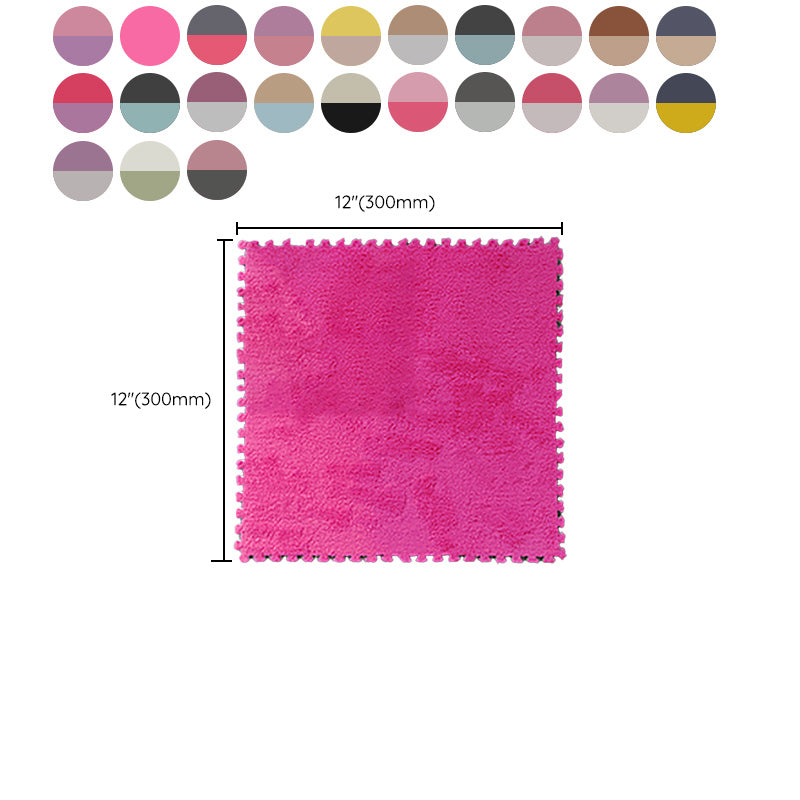 Rynx | Modern Tiles and Carpet Plush Cut Composite Non-Slip Carpet Tiles