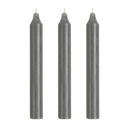 Rynx | Rustic Gray Candle Sticks Set of 3