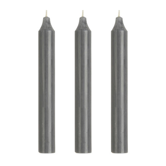 Rynx | Rustic Gray Candle Sticks Set of 3